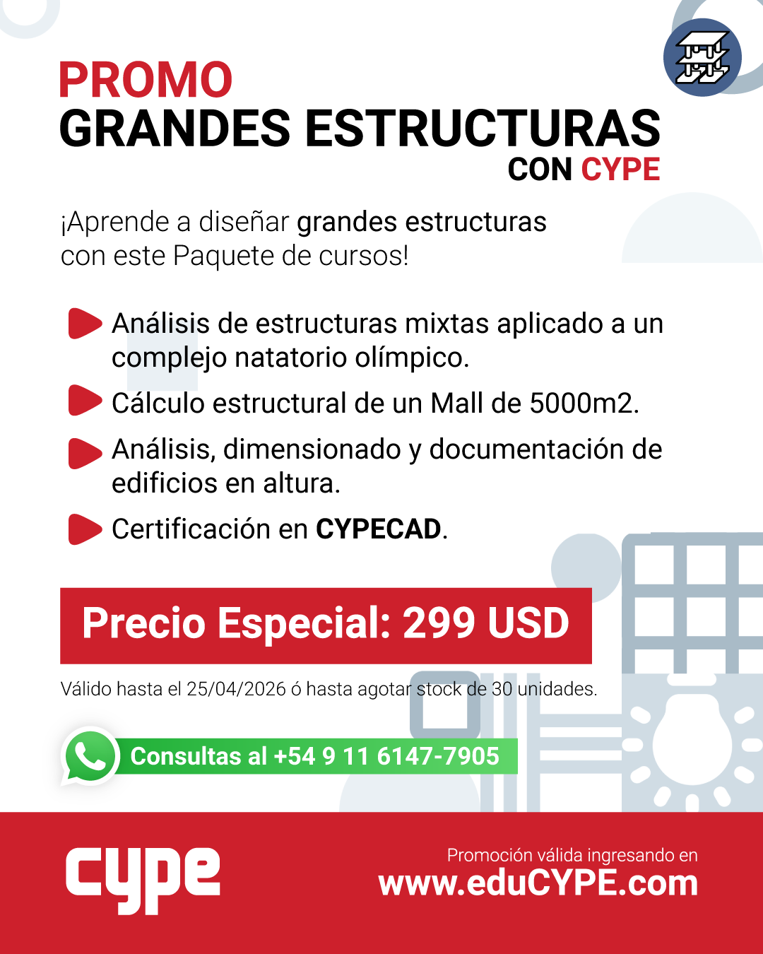 PROMO Grandes Estructuras con CYPE PROMO Grandes Estructuras con CYPE