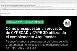 0831 FEED Cómo presupuestar un proyecto de CYPECAD y CYPE 3D utilizando el complemento Arquímedes