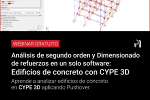 0915 FEED Análisis de segundo orden y Dimensionado de refuerzos en un solo software Edificios de concreto con CYPE 3D